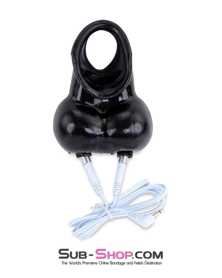 Cock Cage 7846M      Sub-Shock Electro-Stim Ball Torture Cage with Cock Ring