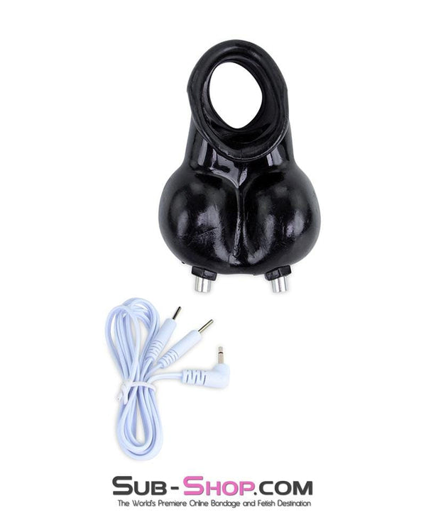 Cock Cage 7846M      Sub-Shock Electro-Stim Ball Torture Cage with Cock Ring