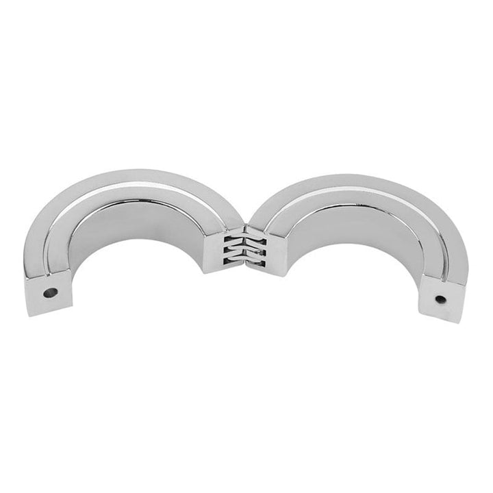 Cock Ring 0434M      Weighted Locking Hinged Stainless Steel Cock Ring
