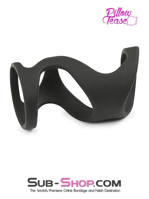 Cock Ring 1660M      Silicone Delay Cock Ring with Girth Enhancing Massaging Cage