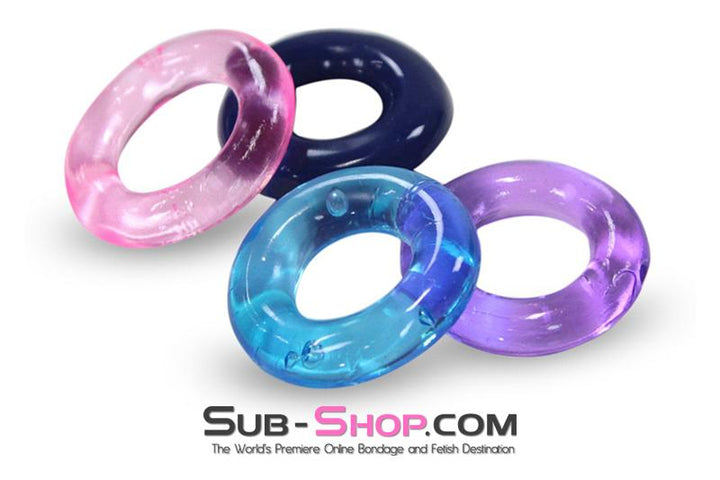Cock Ring 1685M      Assorted Colors and Styles Super Stretch Cock Ring