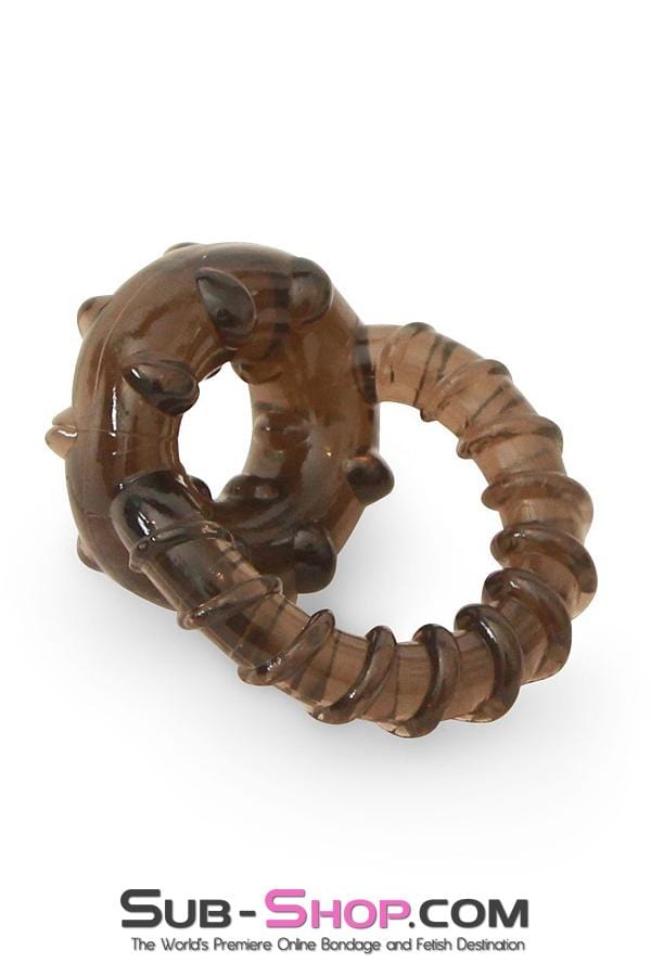 Cock Ring 2367M      Cock Ring and Ball Separator Stretchy Stay Hard Cock Ring