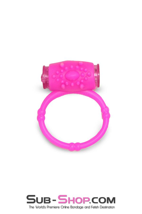 Cock Ring 2462M      Pink Silicone Vibrating Cock Ring