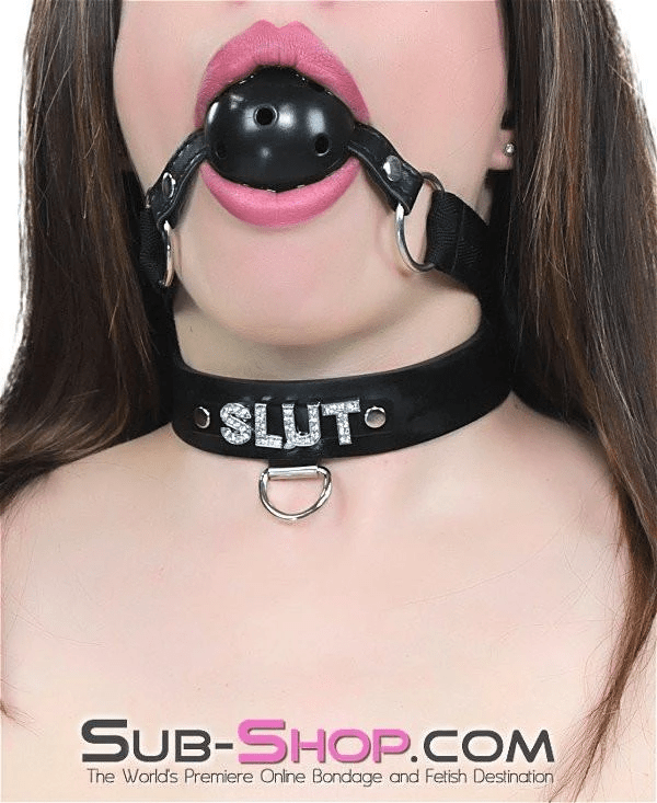 Collar 0715A      Rubber SLUT Collar