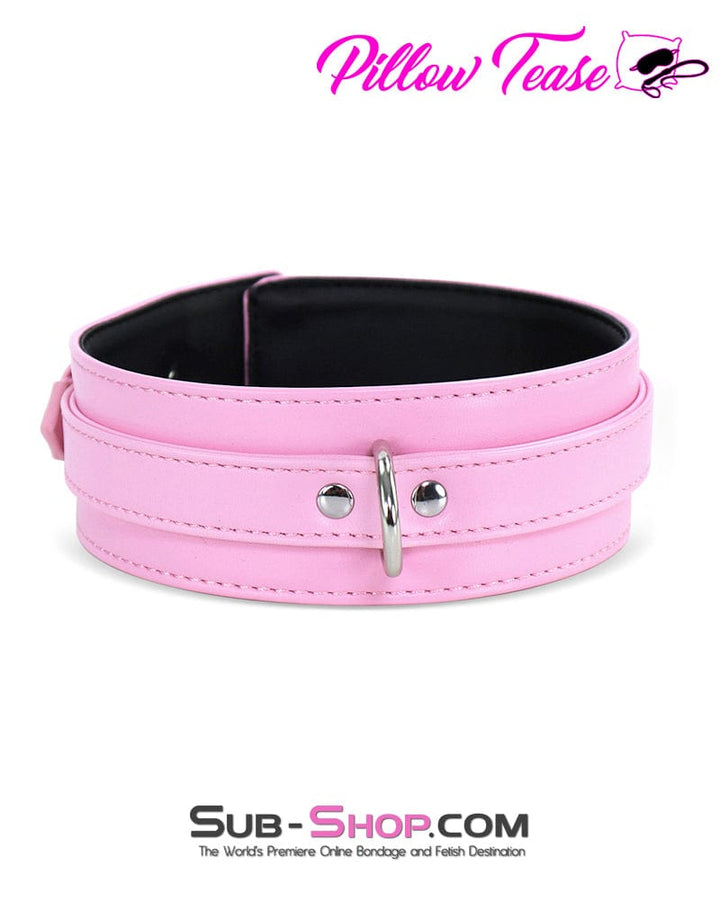 Collar 0841DL      Princess Pink Bondage Collar and Leash Set