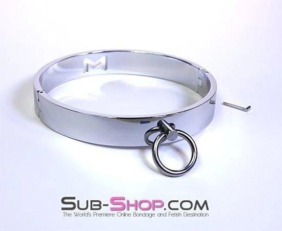 Collar 3638BD      Forever My Love, Steel Ownership Collar