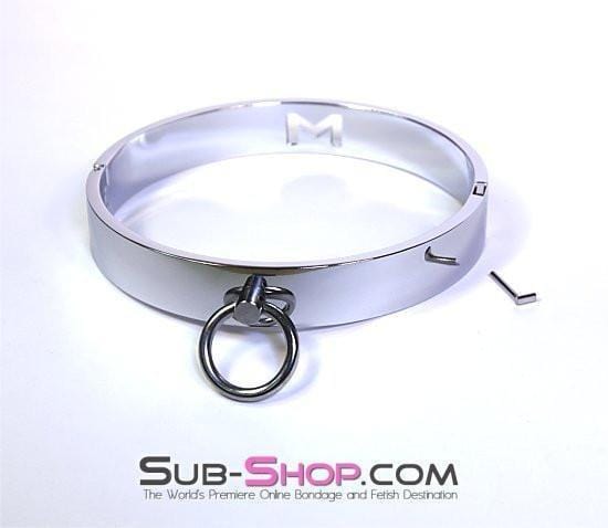 Collar 3638BD      Forever My Love, Steel Ownership Collar