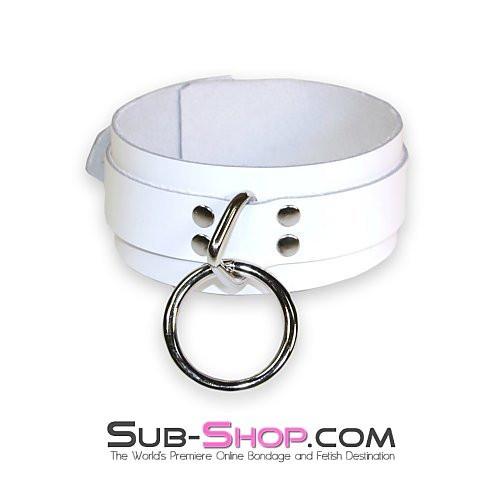 Collar 3667A      Pure Submission Locking Leather Collar