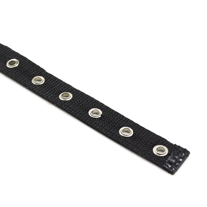 Collar 8919DL      Haughty Slave Patent Vinyl Chrome Nose Hook & Collar Set
