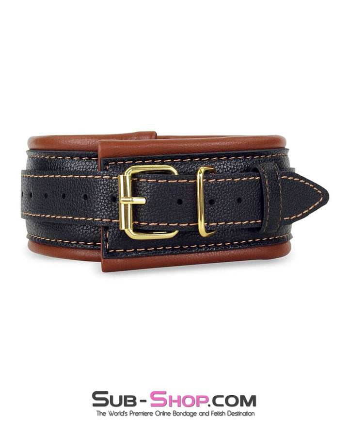 Collar 8920M      Cowgirl Gold Standard Heavy Padded Collar and Leash Set