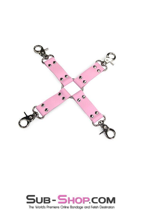 Connectors 9813M      Pink Hogtie Hardware Straps & Clips Set