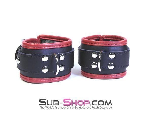 Cuffs 8761BD      Slave to Fashion Lined Wrist Cuffs