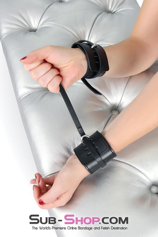 Cuffs 9013DL      Self Binding Locking Wrist Cuffs
