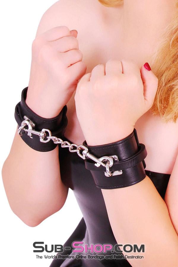 Cuffs 9013DL      Self Binding Locking Wrist Cuffs
