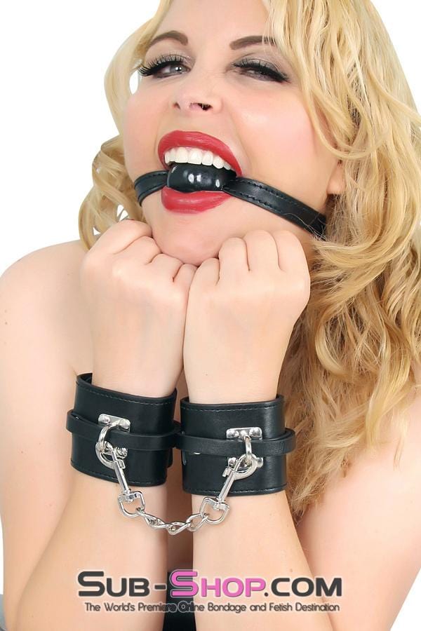 Cuffs 9013DL      Self Binding Locking Wrist Cuffs