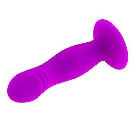 Dildo 1893M      Purple Silicone Ripple Dildo