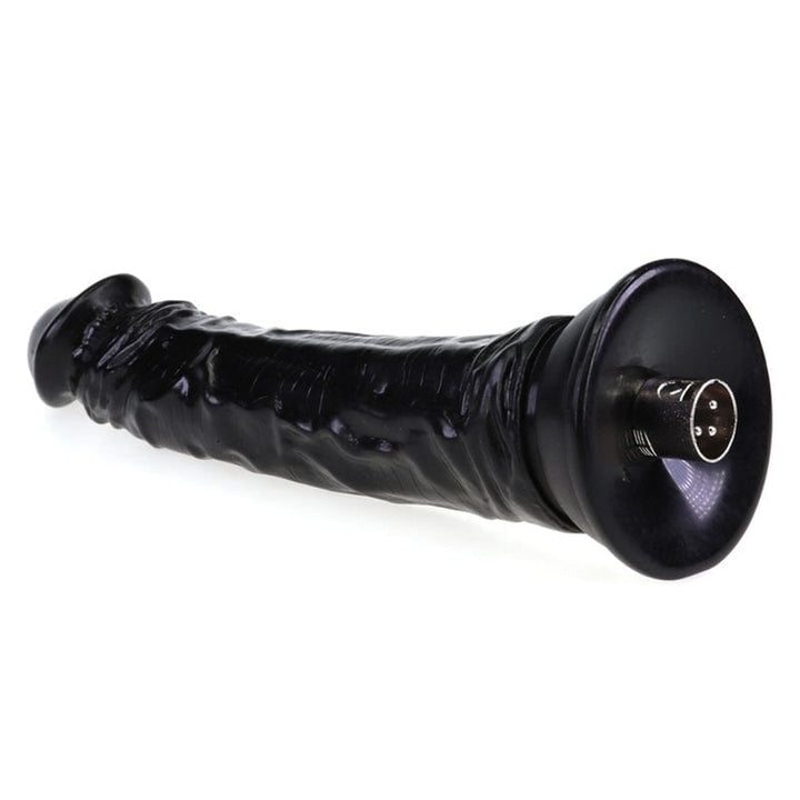 Dildo 4602M      Fucking Machine Realistic Dildo Attachment, Black 9.8”