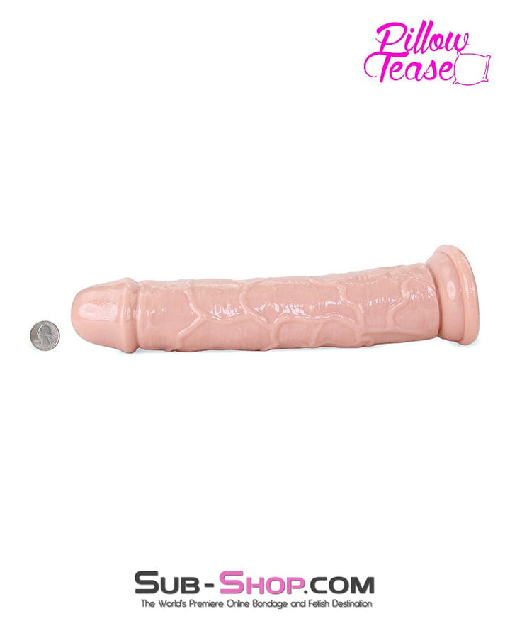 Dildo 7374M      XXL Realistic Dong, Flesh 9.8”