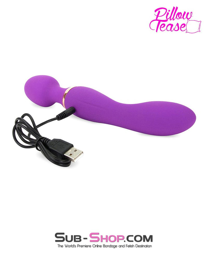 Eiffel MEGA Deal 0608E      Luxe 10 Function Dual Motor Silicone Rechargeable Wand Massager - LAST CHANCE - Final Closeout!