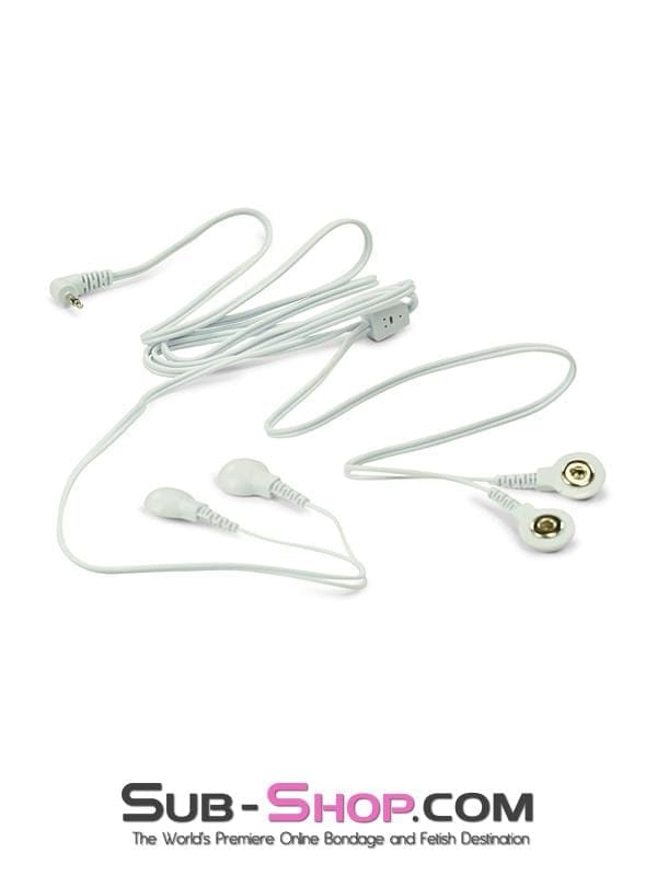 Electro-Stim 2305M      Electro Sex Power Box Wires, 4 Snap Style Connectors