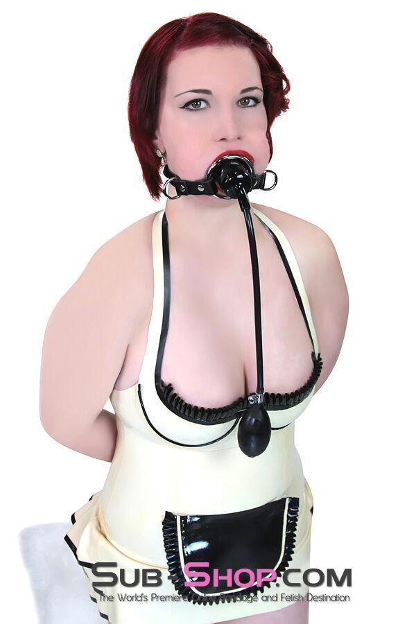 Gags 1494A      Butterfly or Penis Bulb Gag Strap