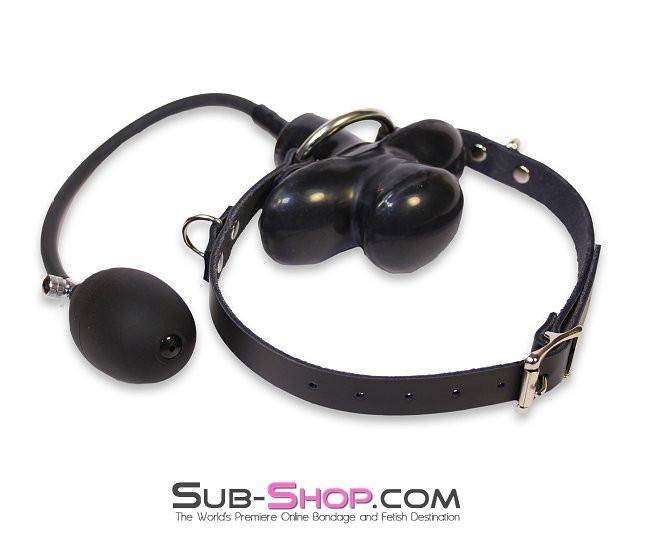 Gags 1494A      Butterfly or Penis Bulb Gag Strap