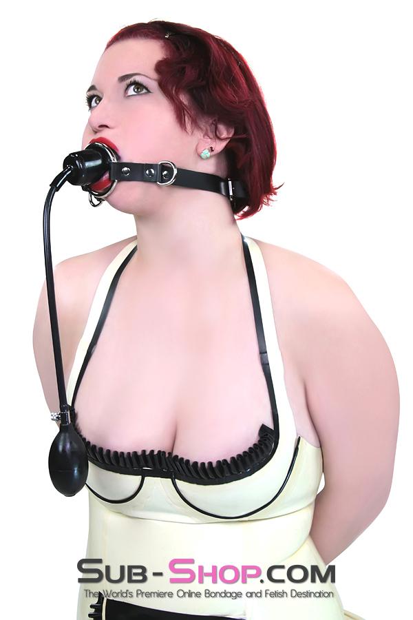Gags 1494A      Butterfly or Penis Bulb Gag Strap