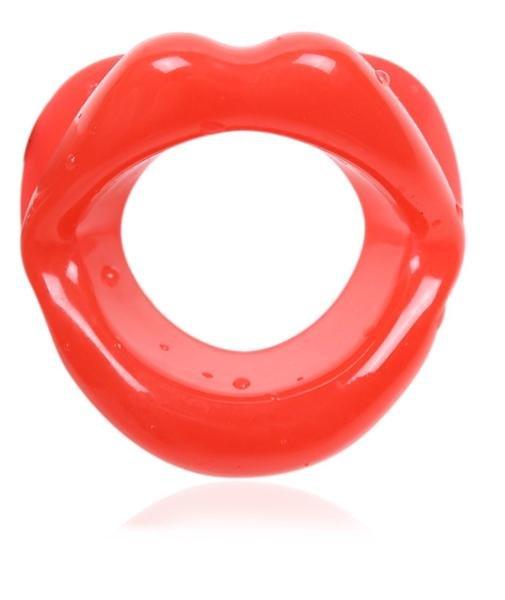 Gags 2409DL       Lusty Doll Red Lips Open Mouth Gag