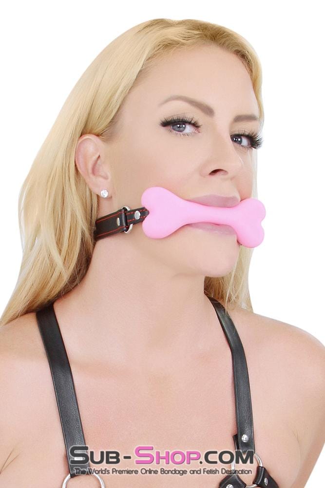 Gags 2448DL      How Much is That Puppy in the Window Pink Puppy Play Bone Gag
