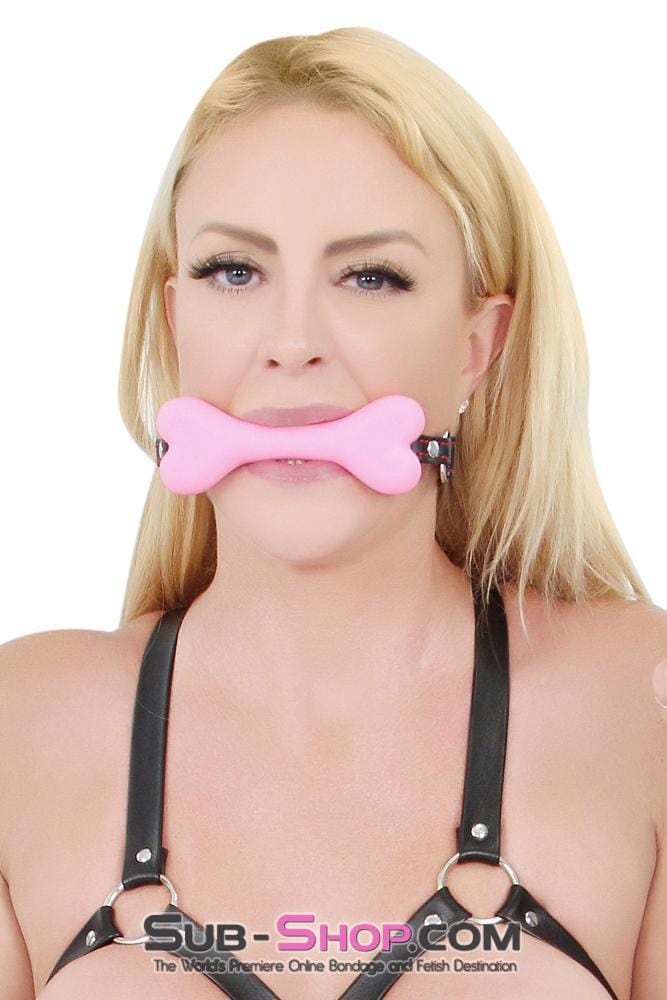 Gags 2448DL      How Much is That Puppy in the Window Pink Puppy Play Bone Gag