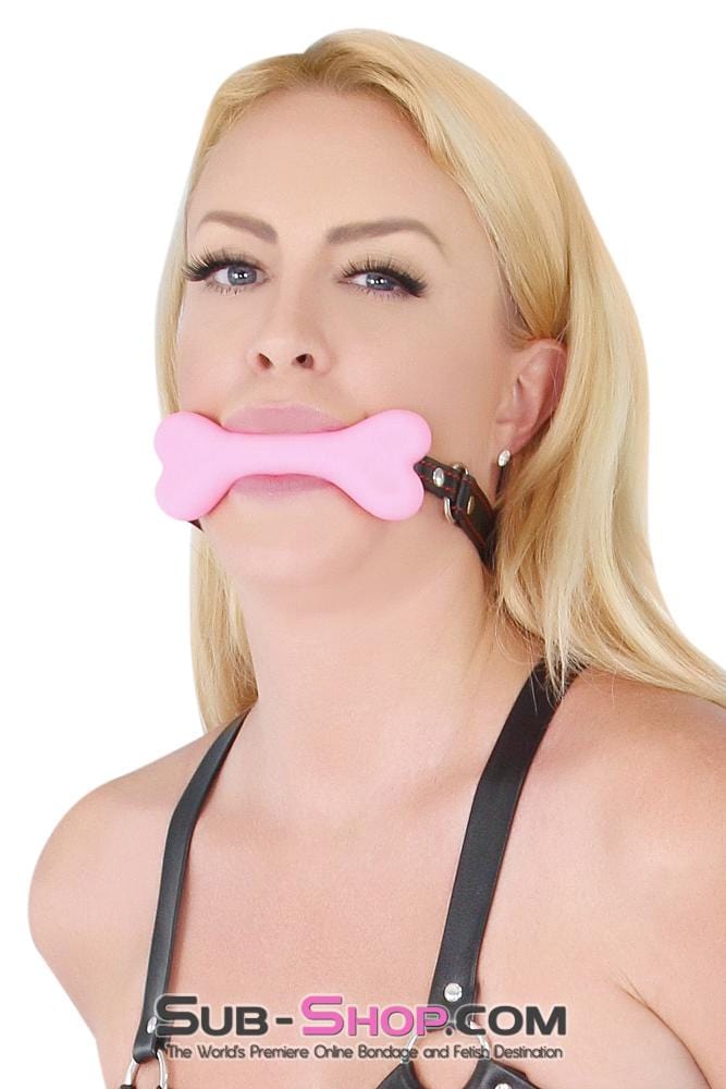 Gags 2448DL      How Much is That Puppy in the Window Pink Puppy Play Bone Gag