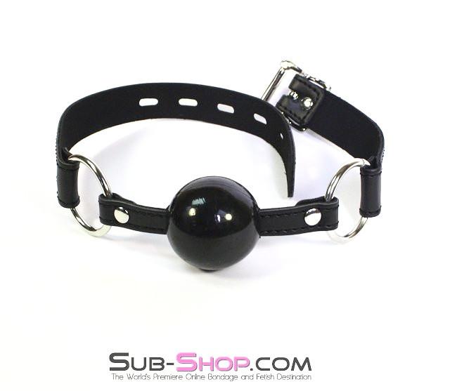 Gags 2520LT      MMMPHH Black Locking Leatherette Small Ballgag