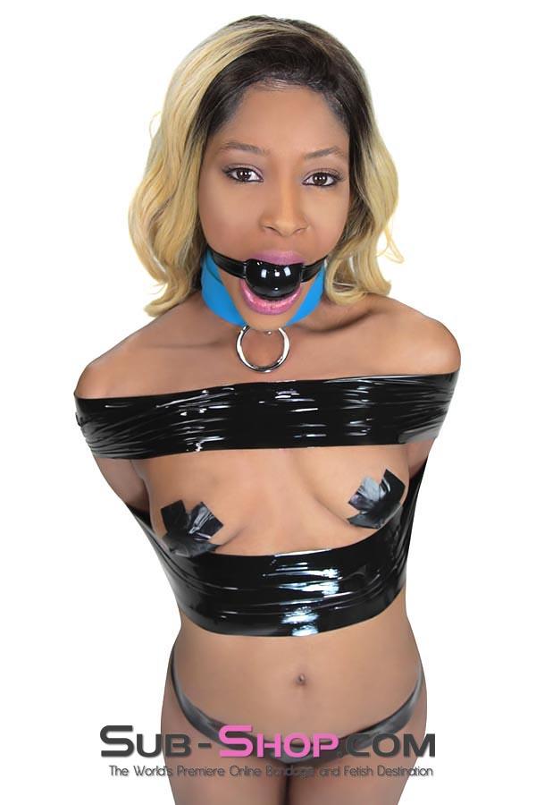 Gags 4482DL      Large Black Rubber Ballgag on Black Strap