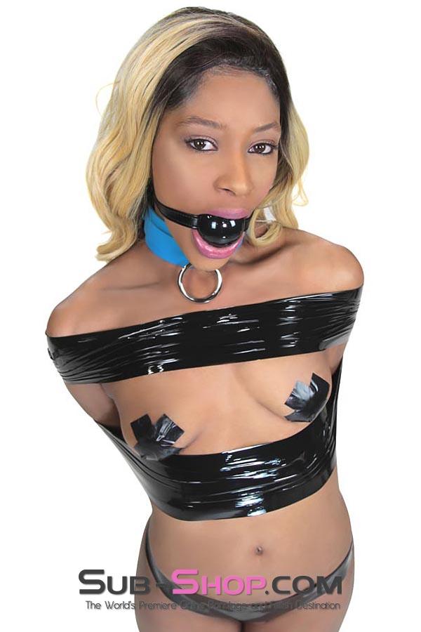 Gags 4482DL      Large Black Rubber Ballgag on Black Strap