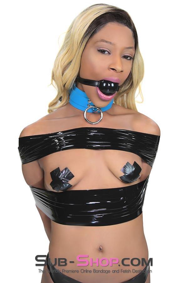 Gags 4482DL      Large Black Rubber Ballgag on Black Strap