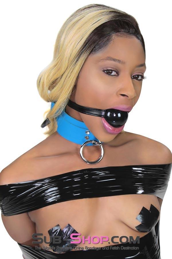 Gags 4482DL      Large Black Rubber Ballgag on Black Strap