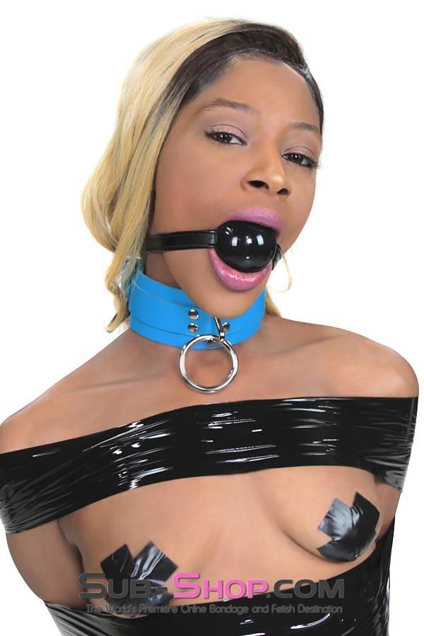 Gags 4482DL      Large Black Rubber Ballgag on Black Strap