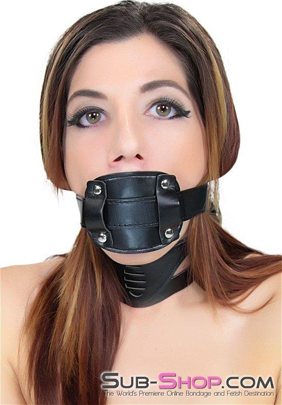 Gags 7049RC      Deep Throat 4” Long Locking Rubber Penis Gag