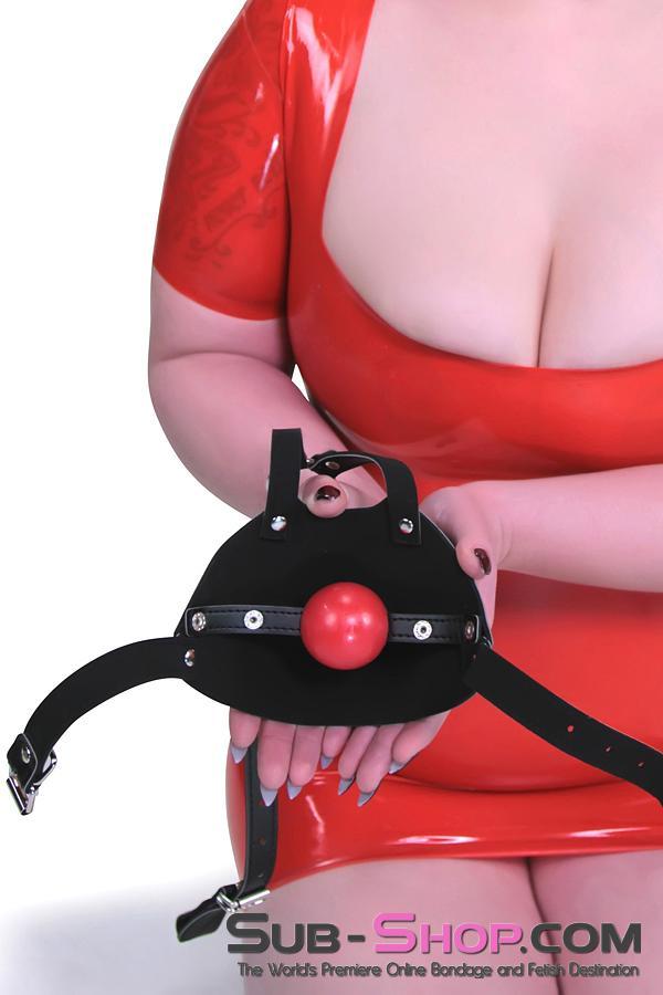 Gags 7875DL      Slave Muzzle Ball Gag Trainer Set