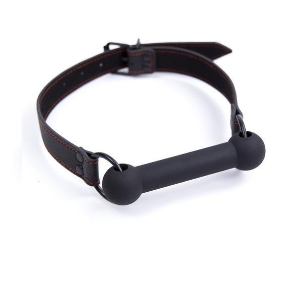 Gags 7929DL      Black Beauty Silicone Rubber Comfort Bit Gag