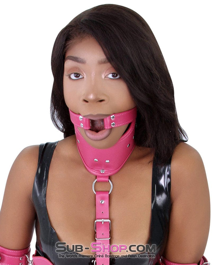 Gags 9057DL      Sex Bomb Pink Open Mouth Ring Gag