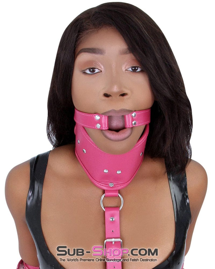 Gags 9057DL      Sex Bomb Pink Open Mouth Ring Gag