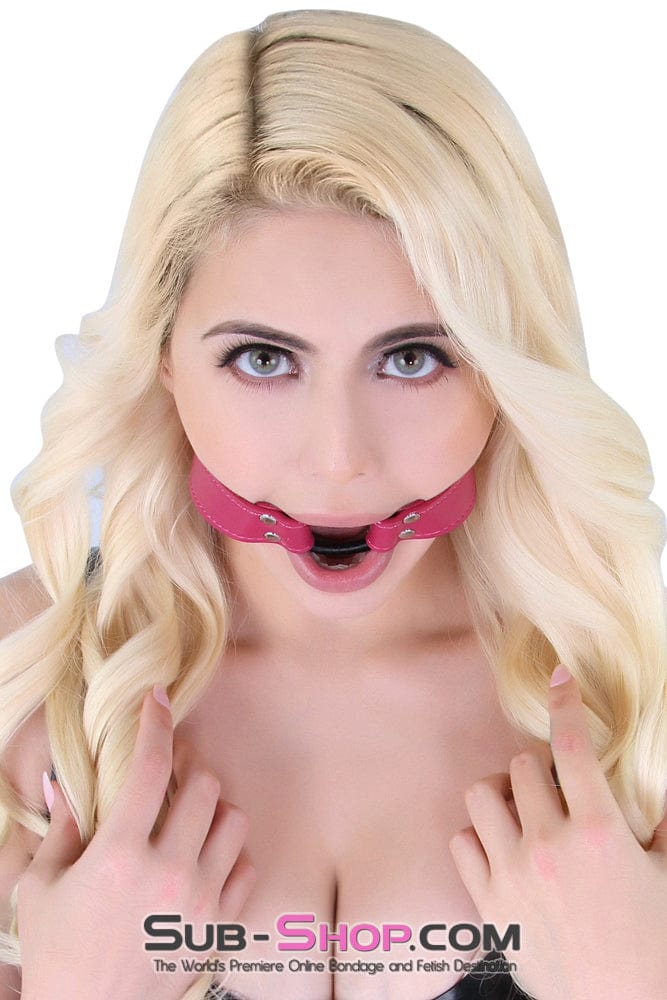 Gags 9057DL      Sex Bomb Pink Open Mouth Ring Gag