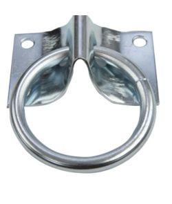Hardware 0772A      Bondage Tie Off Ring with Plate