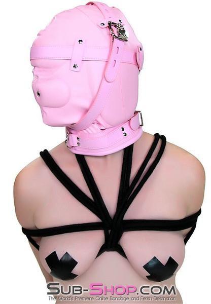 Hoods 1476DL      Princess Pink Sensory Deprivation Locking Hood