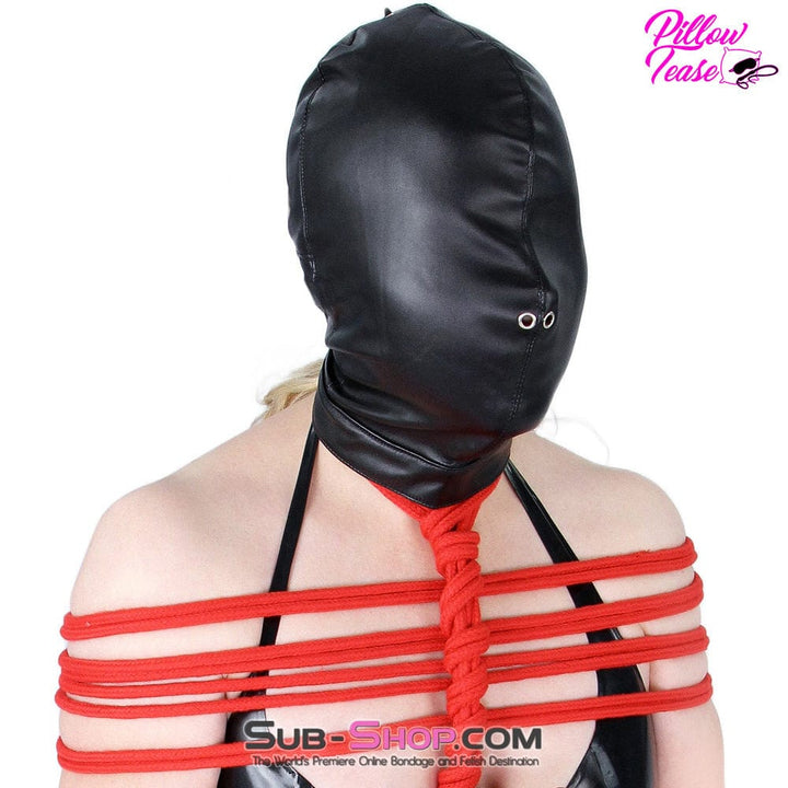 Hoods 8984DL      Full Face Slave Punishment Bondage Hood