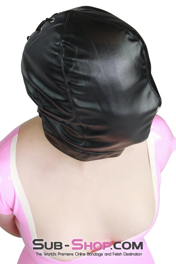 Hoods 8984DL      Full Face Slave Punishment Bondage Hood