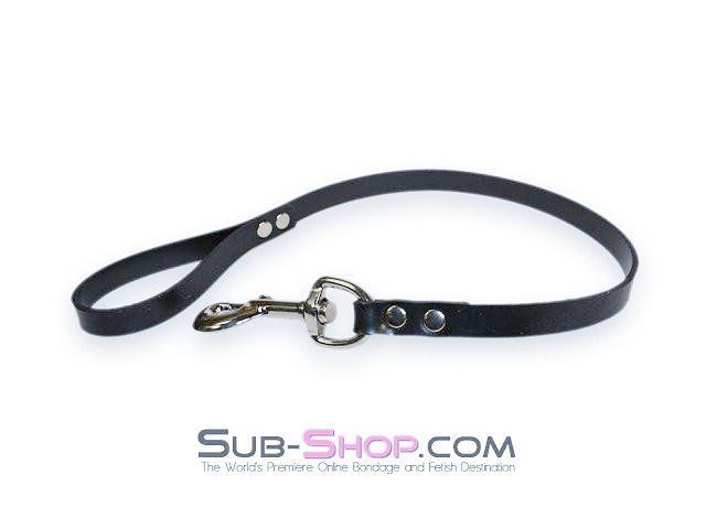 Leash 1709A      Rubber Submission Bondage Slave Leash
