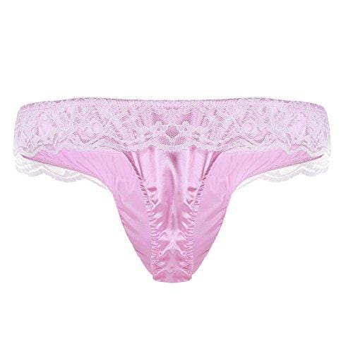 Lingerie 6849AE      Hot Pink Sissy Pantyboy Pouch Sissy Hypnosis Thong Panties