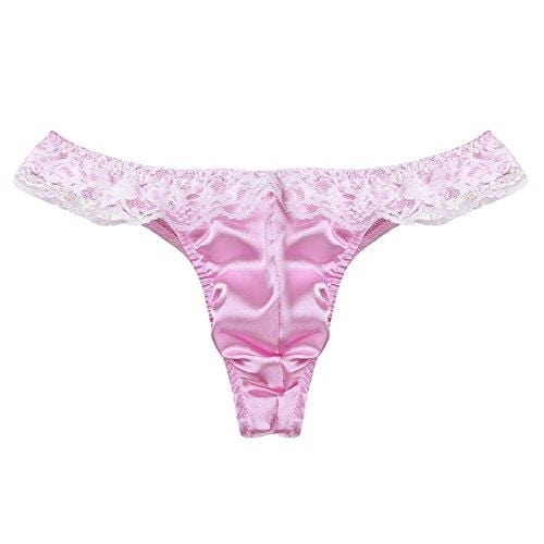 Lingerie 6849AE      Hot Pink Sissy Pantyboy Pouch Sissy Hypnosis Thong Panties